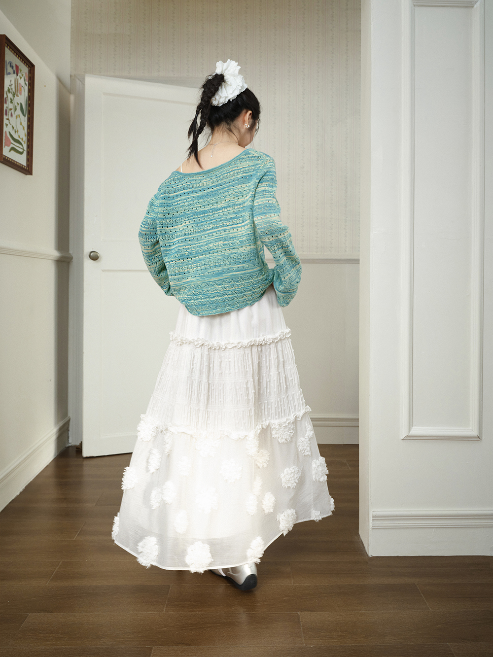 Floral Tiered Maxi Skirt – KUOSE.com