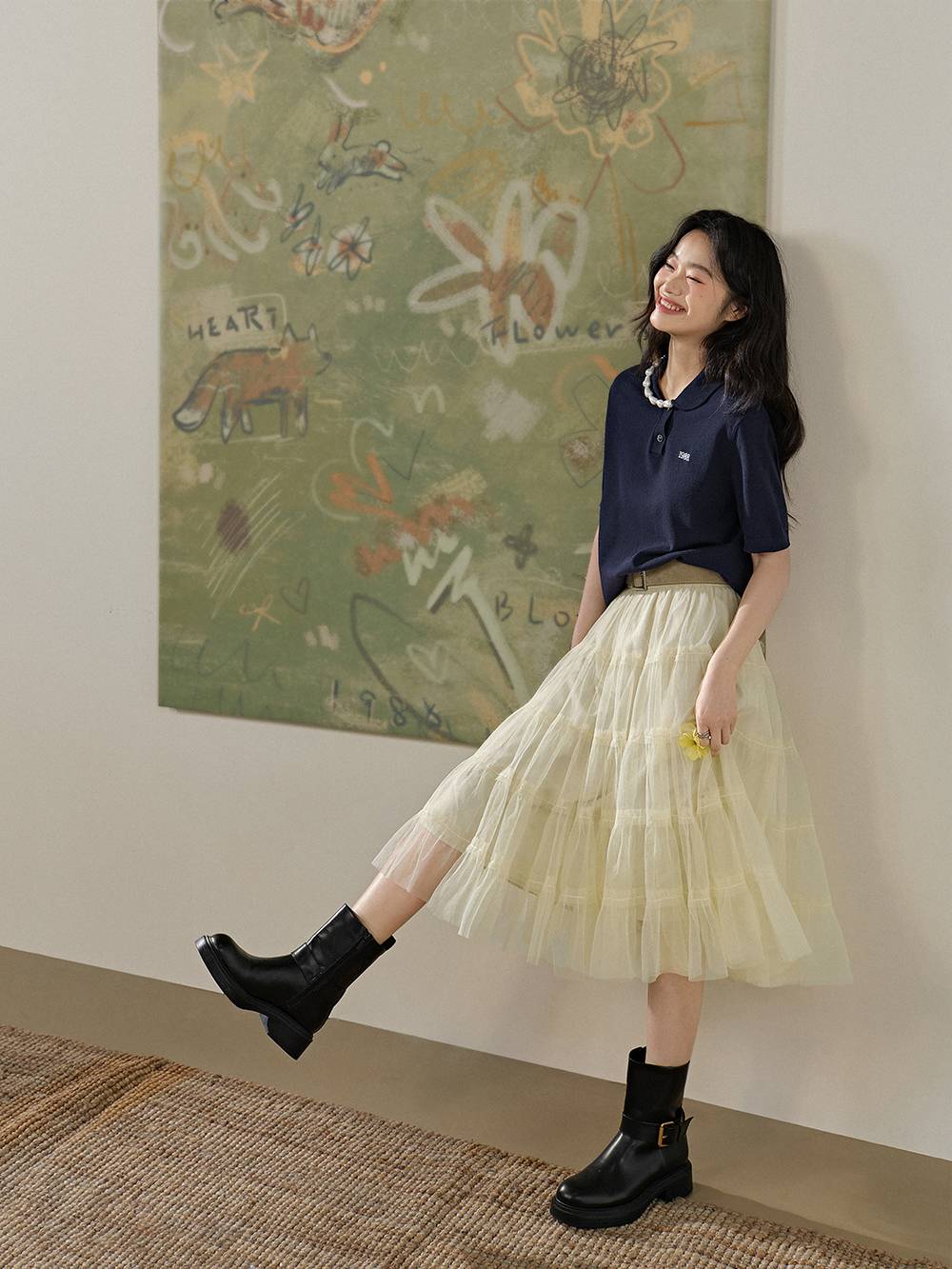 The Leland Skirt - Sheer Plaid – BURU
