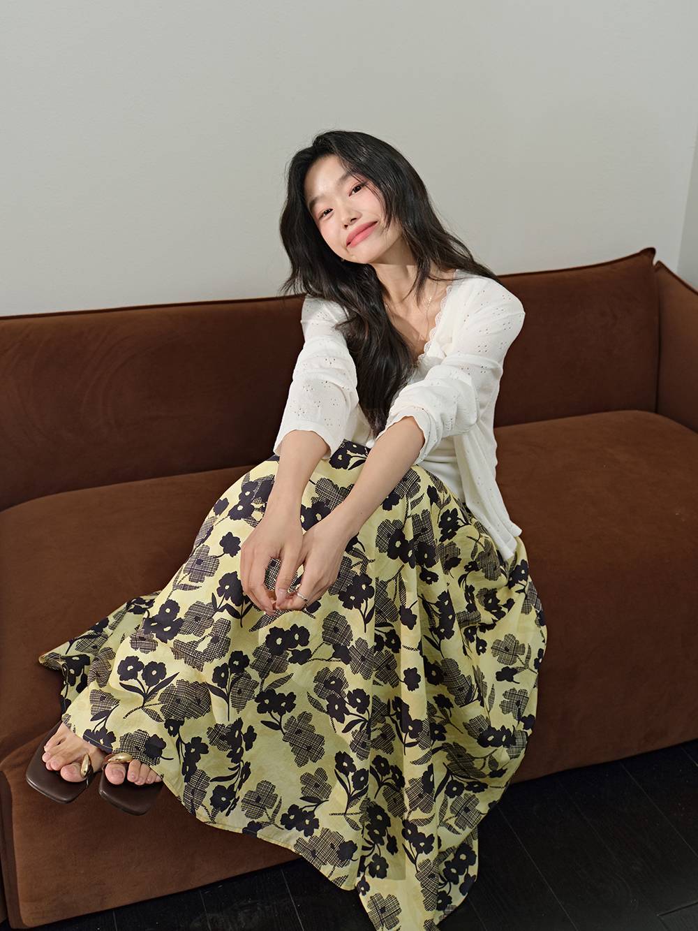 爆買いしたくなる Suspender Floral Skirt KUOSE.com – 小物