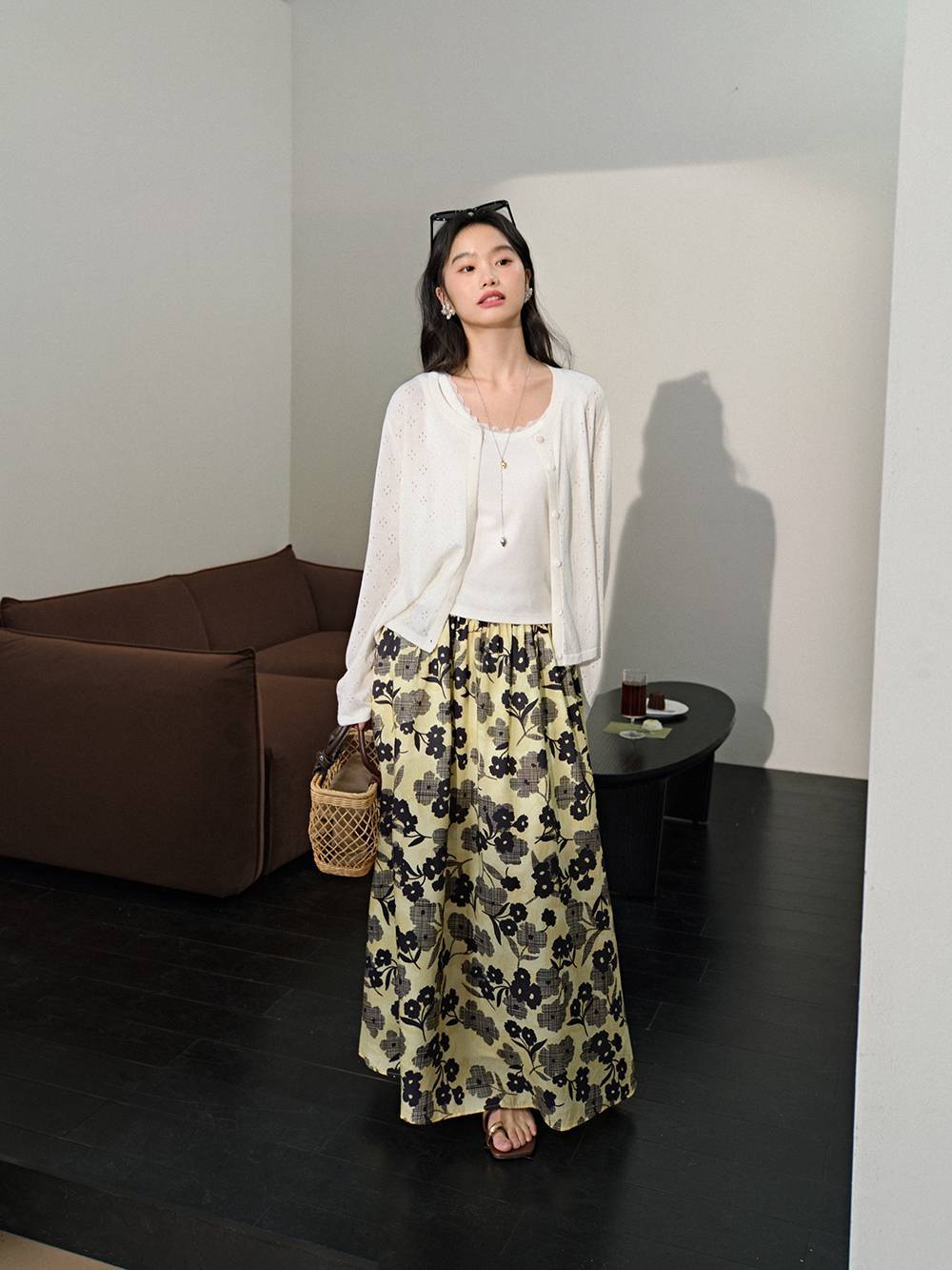 Floral Suspender Skirt – KUOSE.com