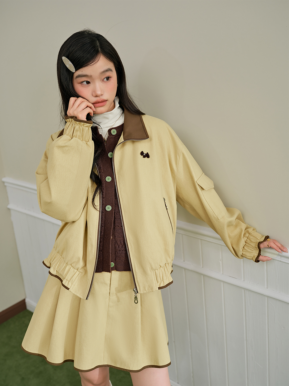 Zip-Up Jacket and Skirt – KUOSE.com