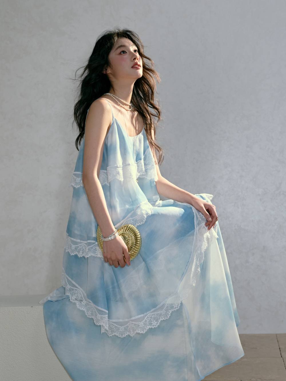 Asymmetric Lace Trim Camisole and Skirt – KUOSE.com