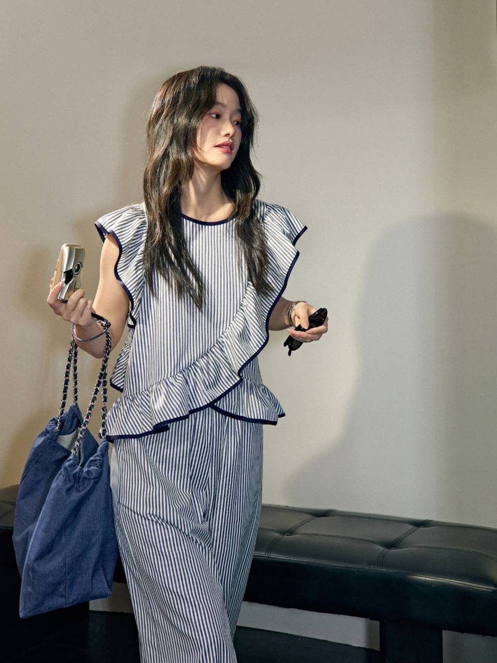 ストライプのトップスとパンツ – KUOSE.com
