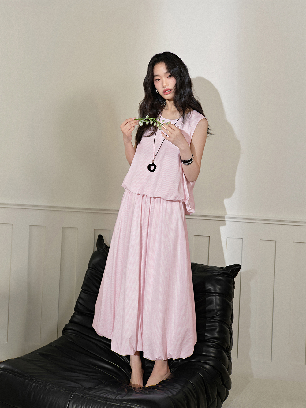 SHO KURASHINA（ショウクラシナ）のHEM PLEATS SKIRT（スカート
