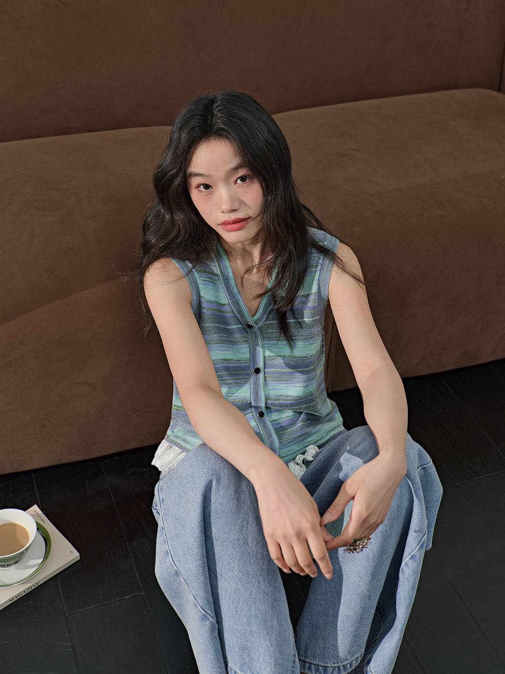 Gradient Knit Top – KUOSE.com Gradient Knit Top – KUOSE.com