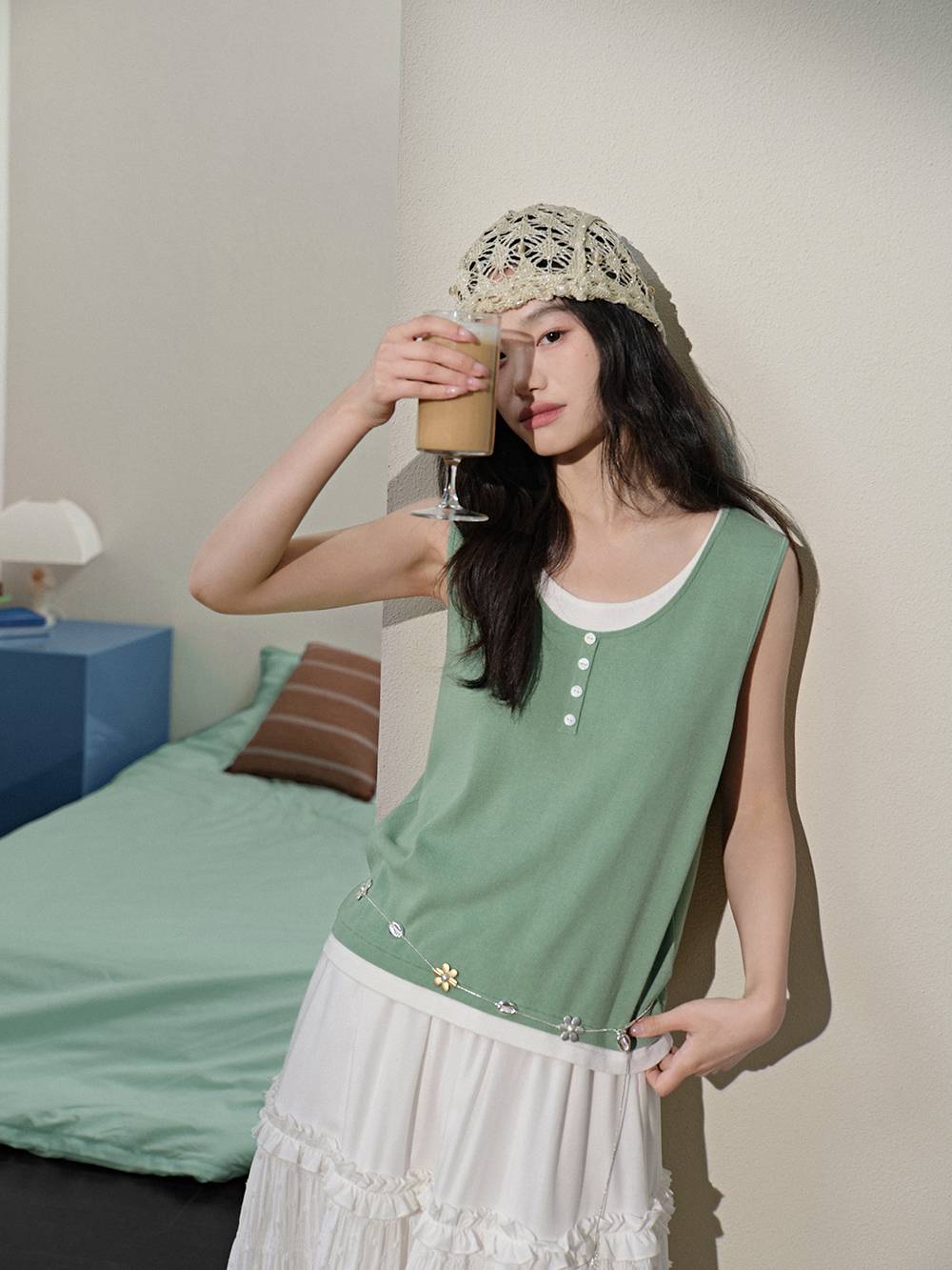 เสื้อกล้ามสองชิ้นปลอม – KUOSE.com