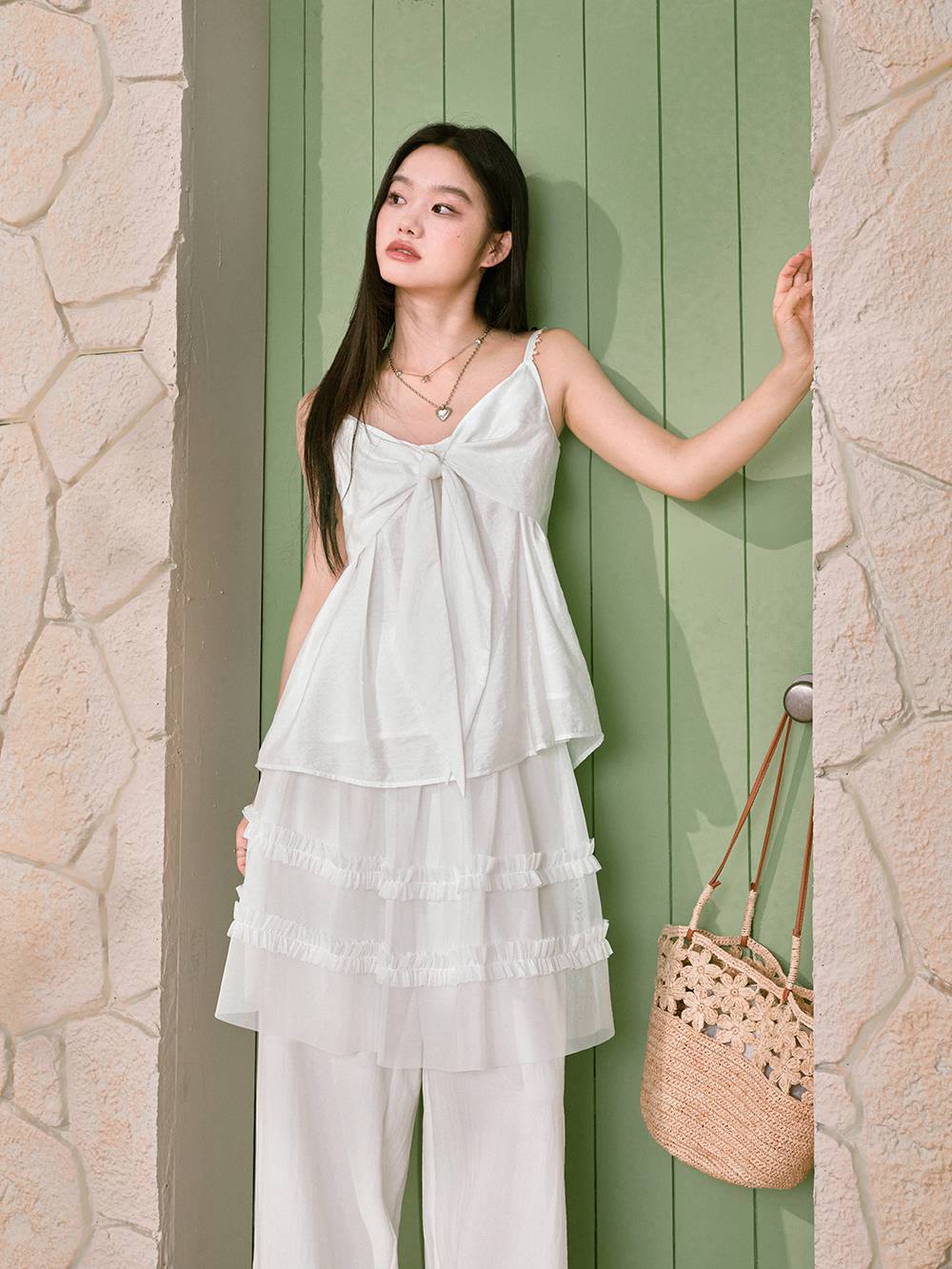 Ribbon Tie Front Cami – KUOSE.com