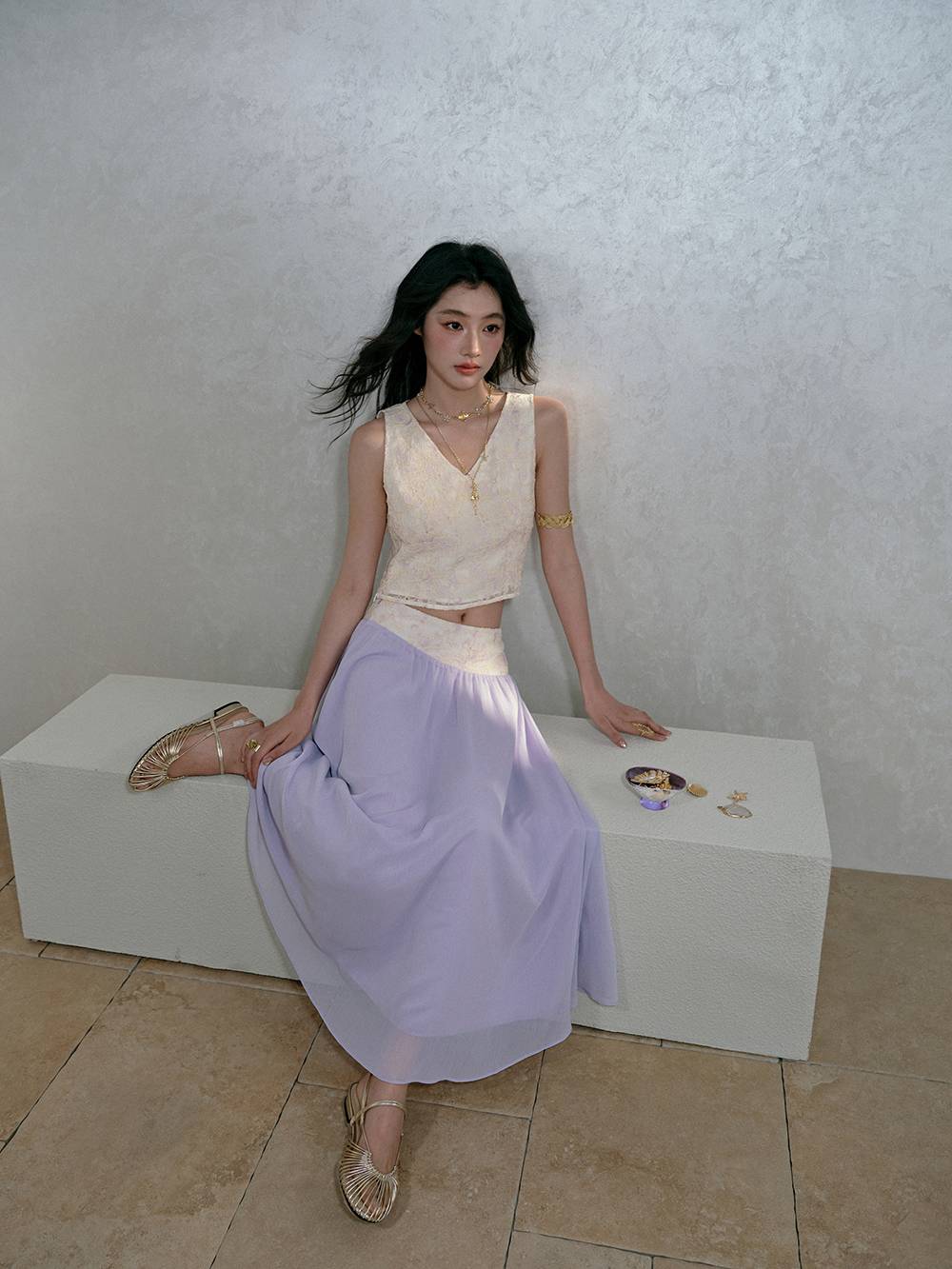 Floral Lace Tank and Maxi Skirt – KUOSE.com