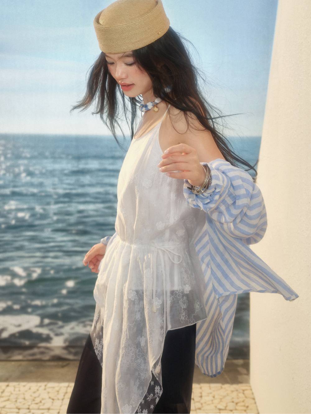 【みるく】♥KUOSE♥　バイカラー ボタン付きケープコート NEW IN – KUOSE.com
