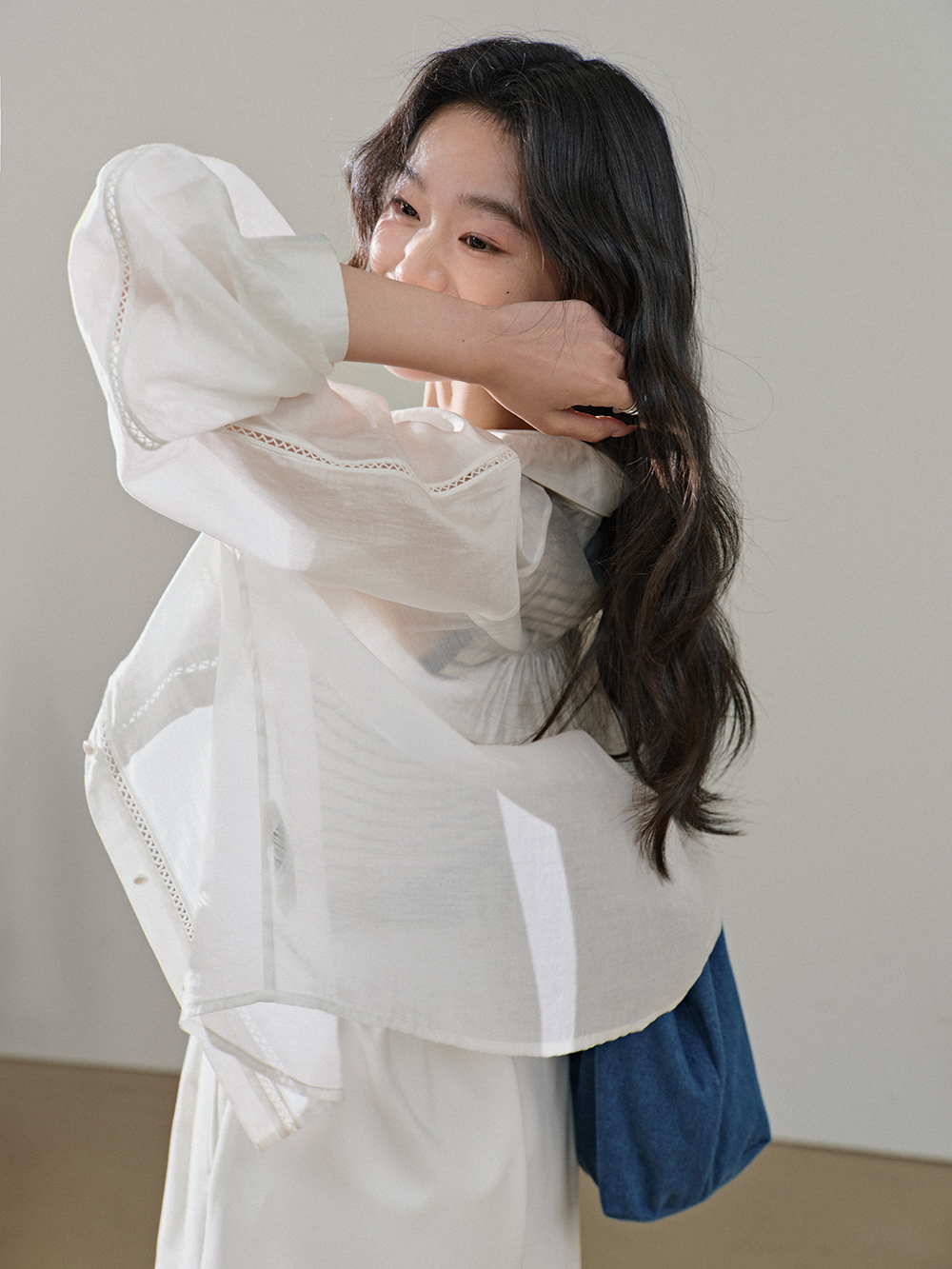 Iridescent Overlay Shirt – KUOSE.com