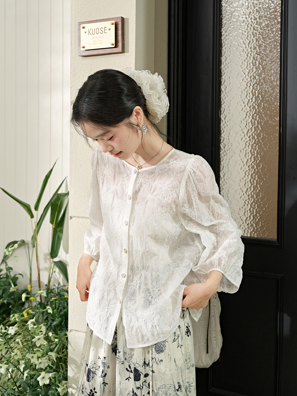 長袖ベイビードールシャツ – KUOSE.com