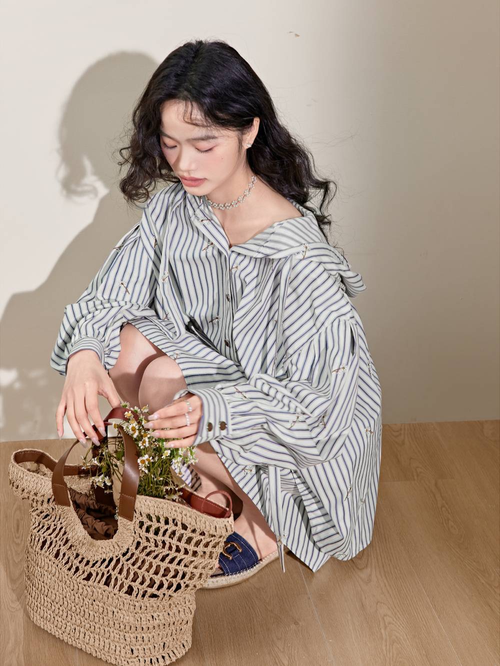 Hooded Floral Blouse – KUOSE.com