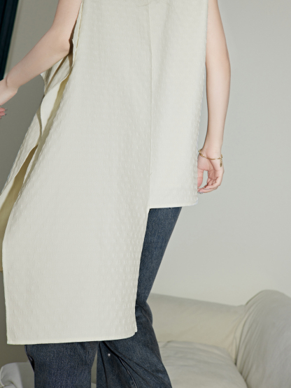 Asymmetric Hem Blouse – KUOSE.com