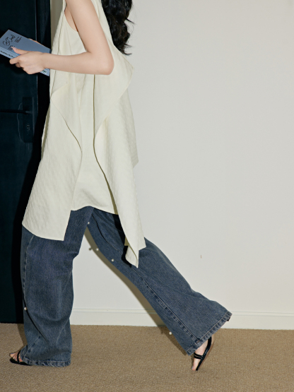 Asymmetric Hem Blouse – KUOSE.com