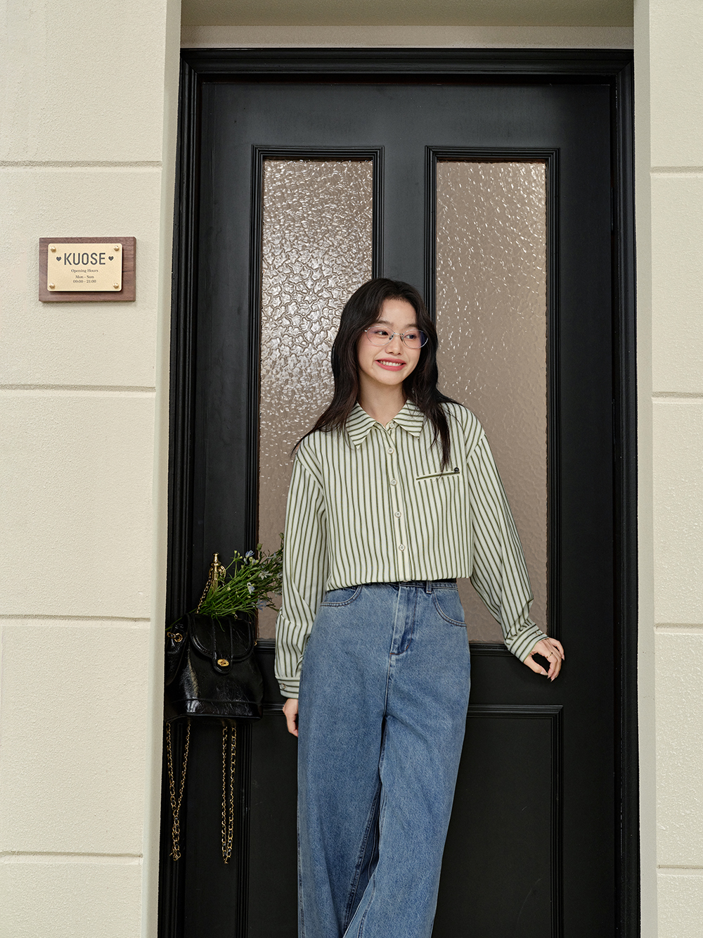 垂直ストライプシャツ – KUOSE.com 垂直ストライプシャツ – KUOSE.com