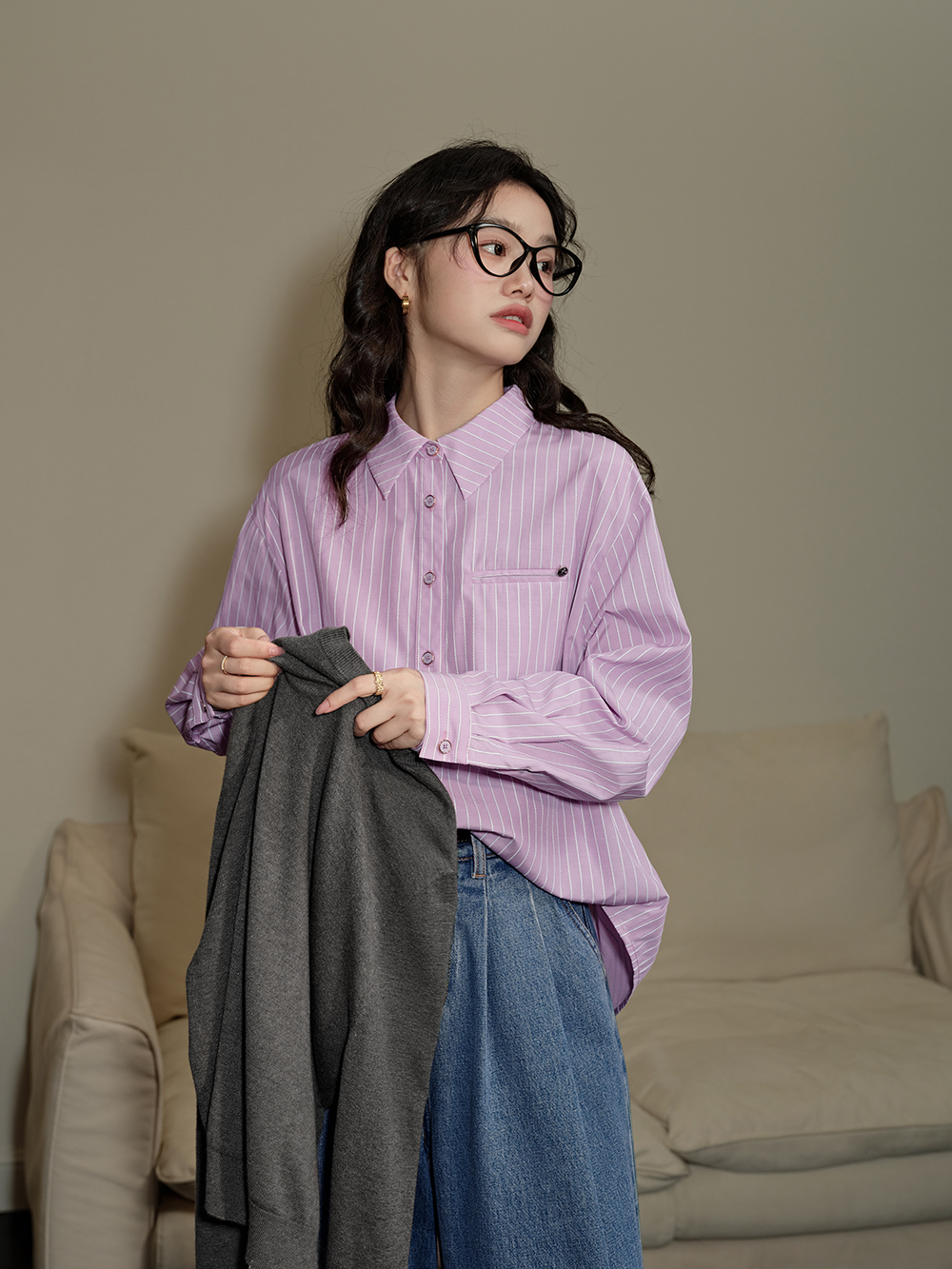 垂直ストライプシャツ – KUOSE.com 垂直ストライプシャツ – KUOSE.com