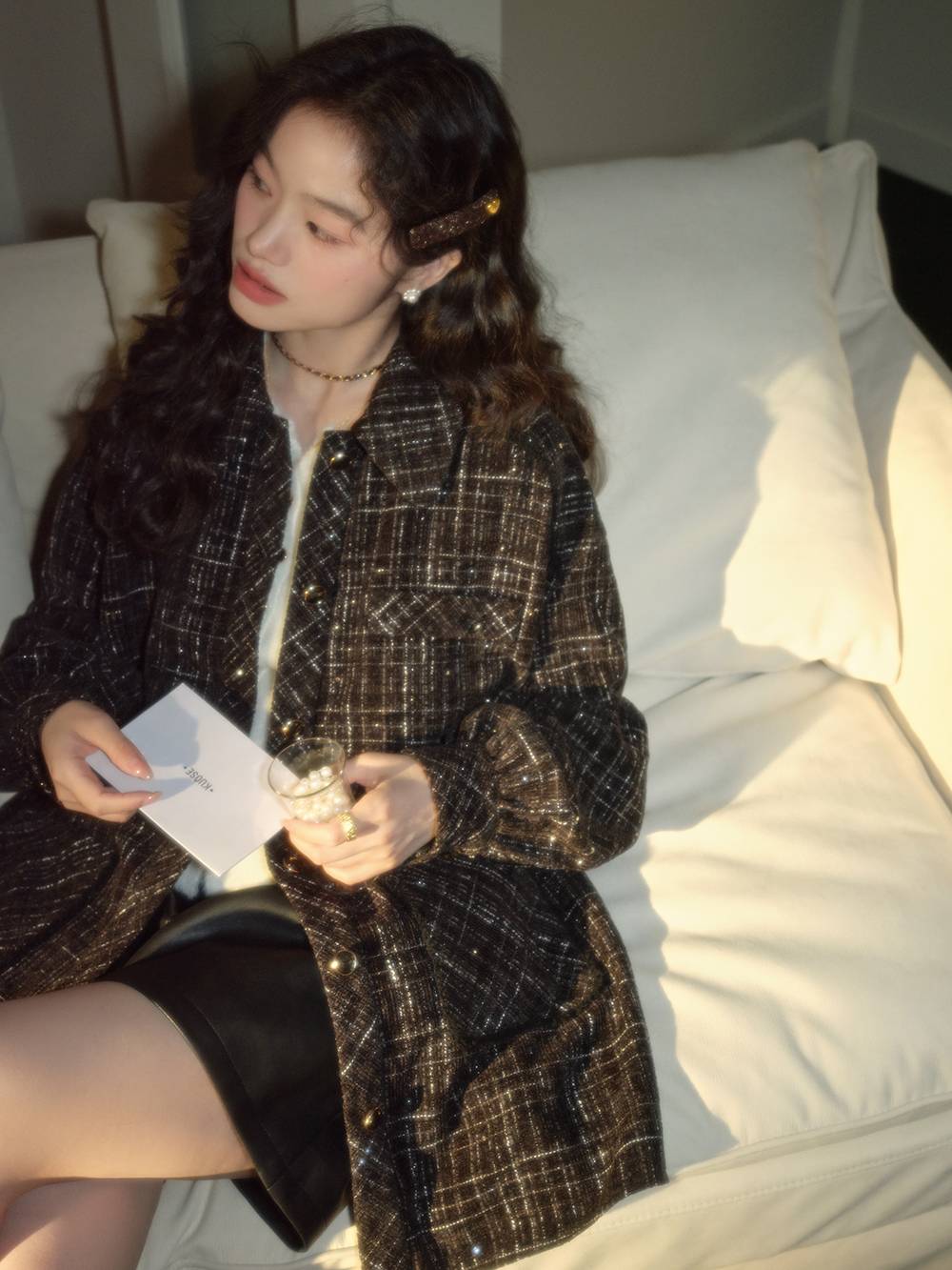 Relaxed Tweed Jacket – KUOSE.com