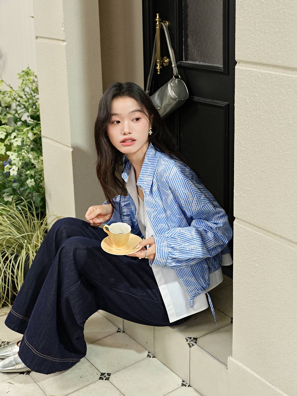 Fake Two-piece Blouse – KUOSE.com