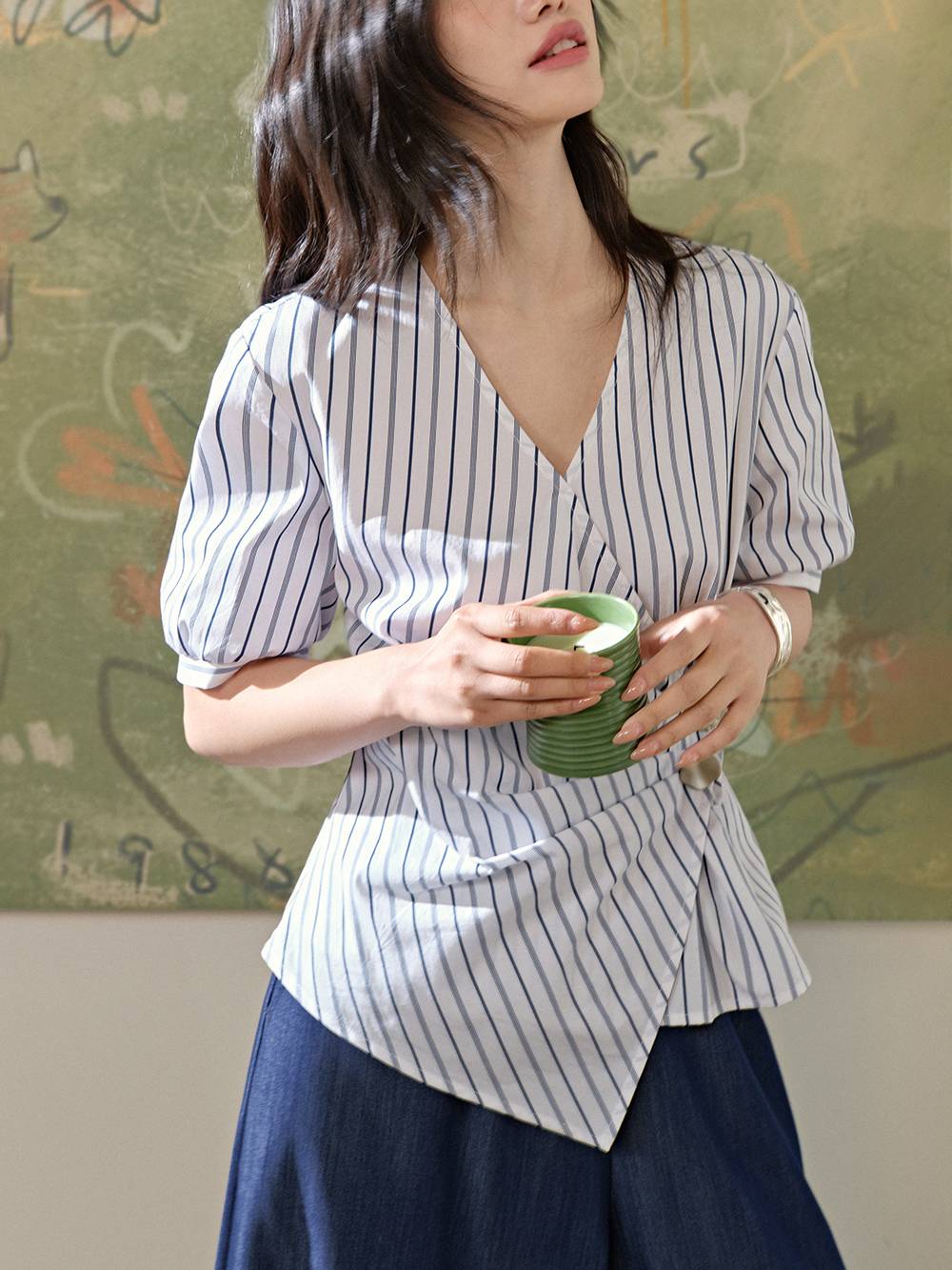 縞模様のブラウス – KUOSE.com