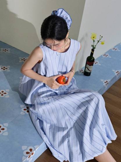 Striped Top and Skirt – KUOSE.com