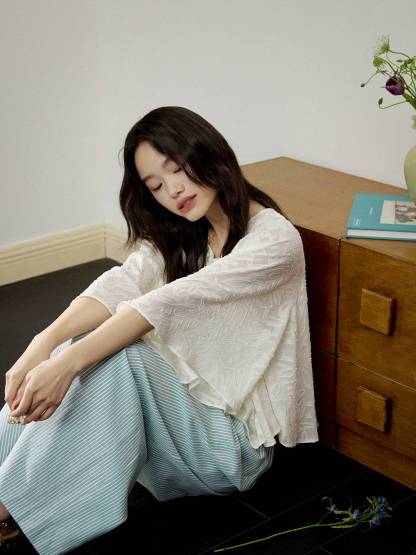 Textured Chiffon Blouse – KUOSE.com