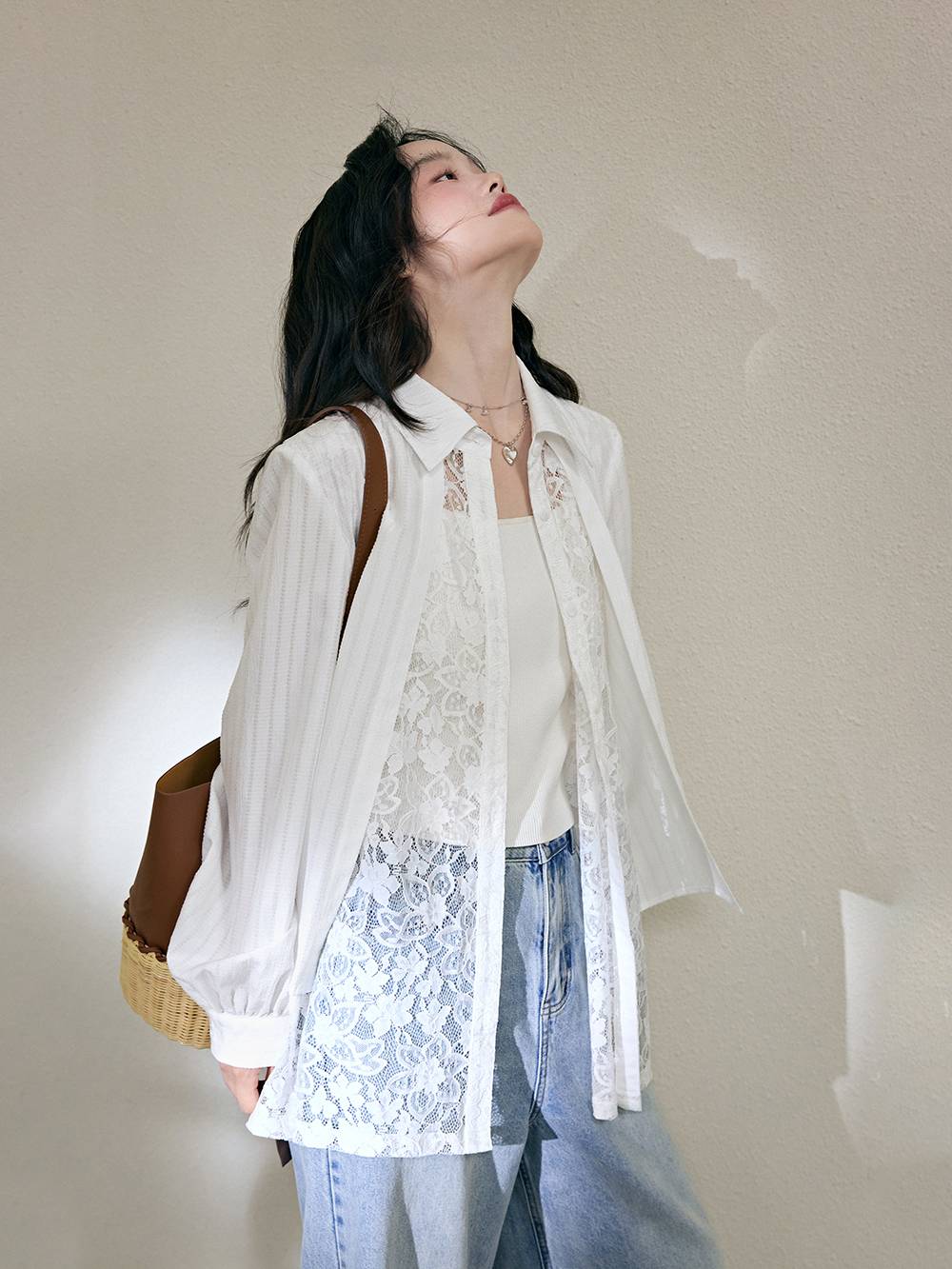 Lace Layered Blouse – KUOSE.com
