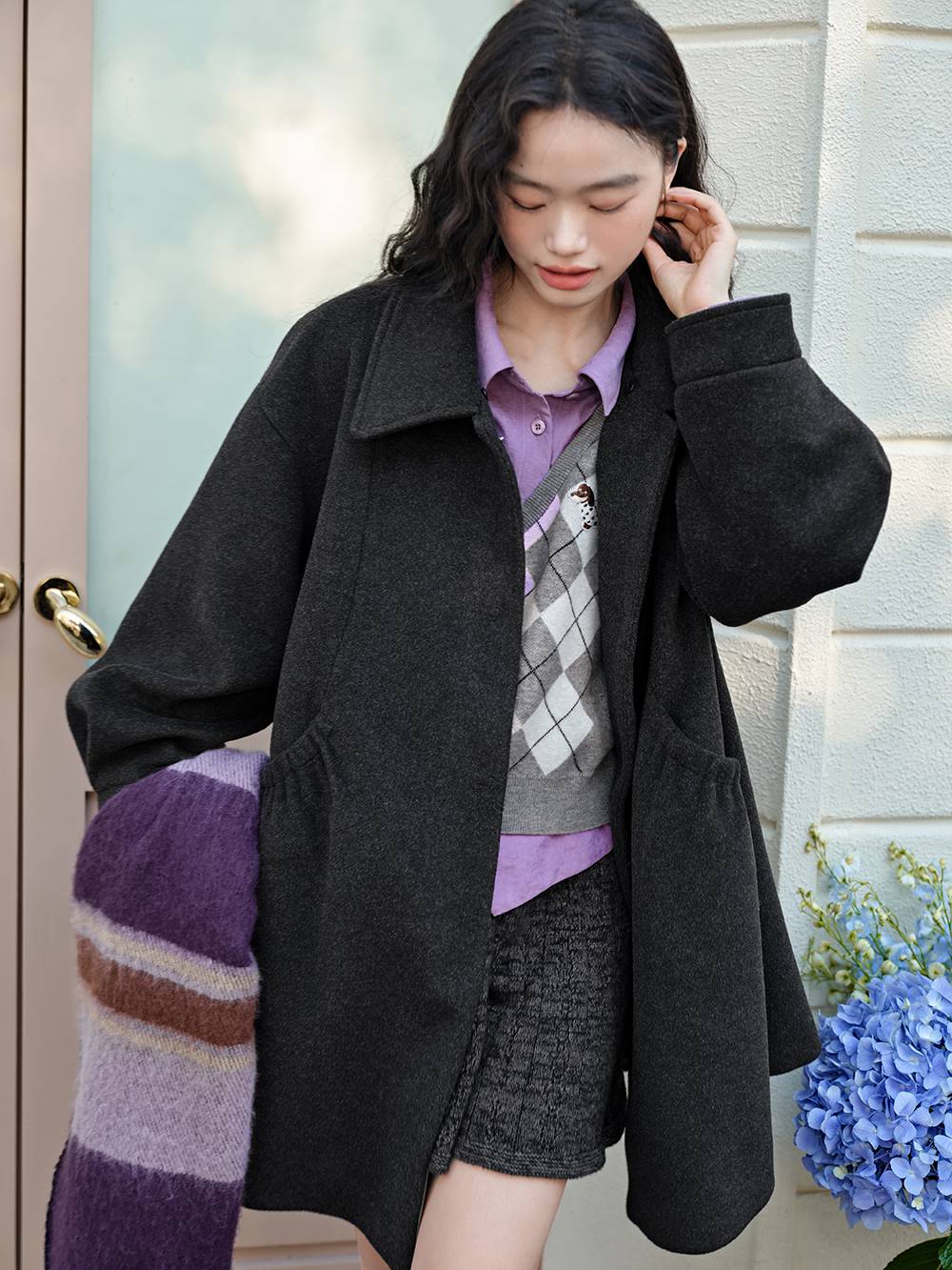 Faux Fur Collar Coat – KUOSE.com