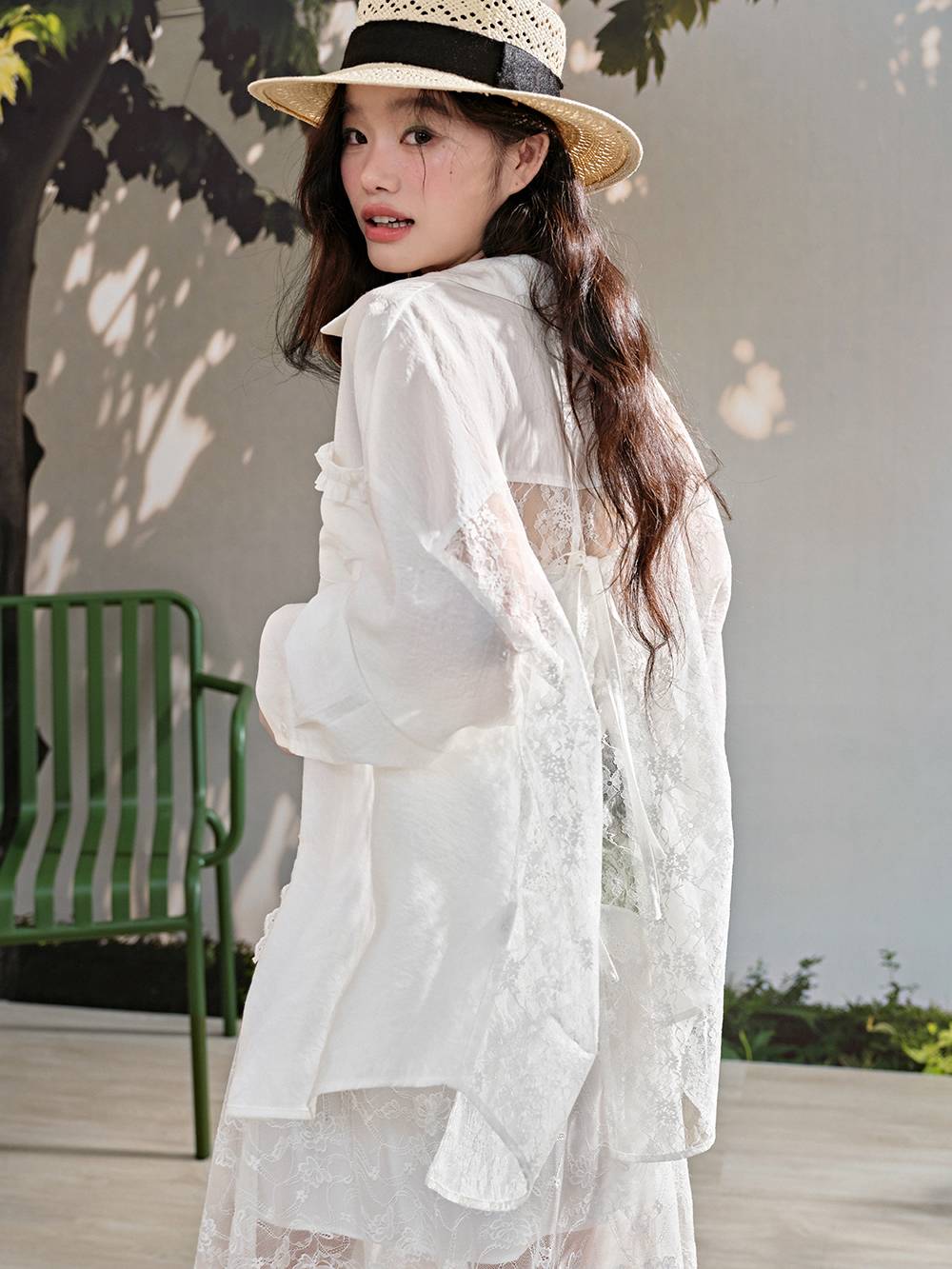 シアーバックレースシャツ – KUOSE.com