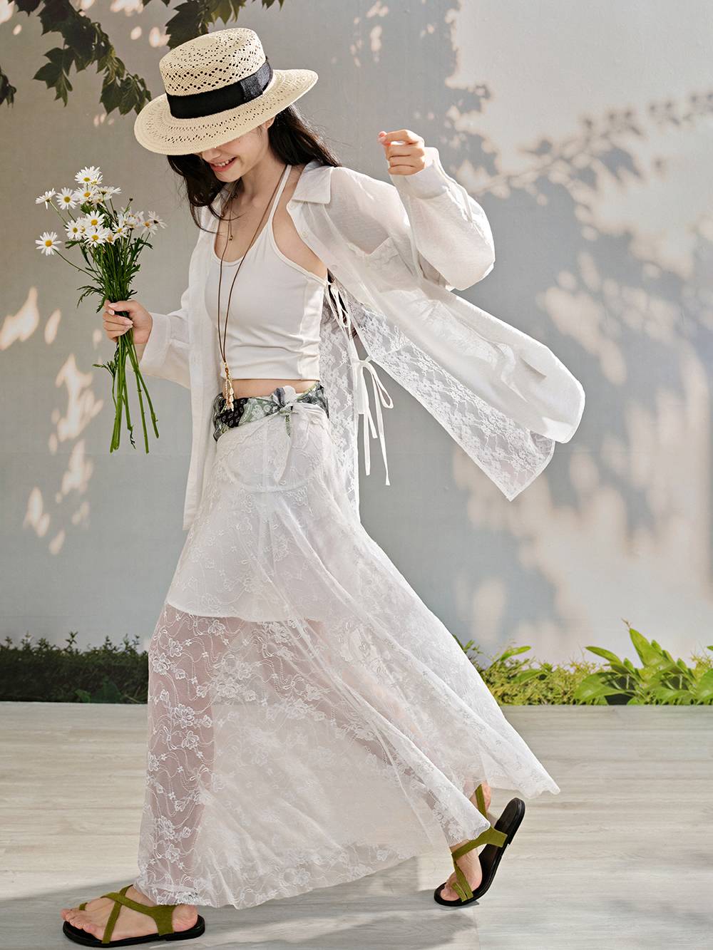 シアーバックレースシャツ – KUOSE.com