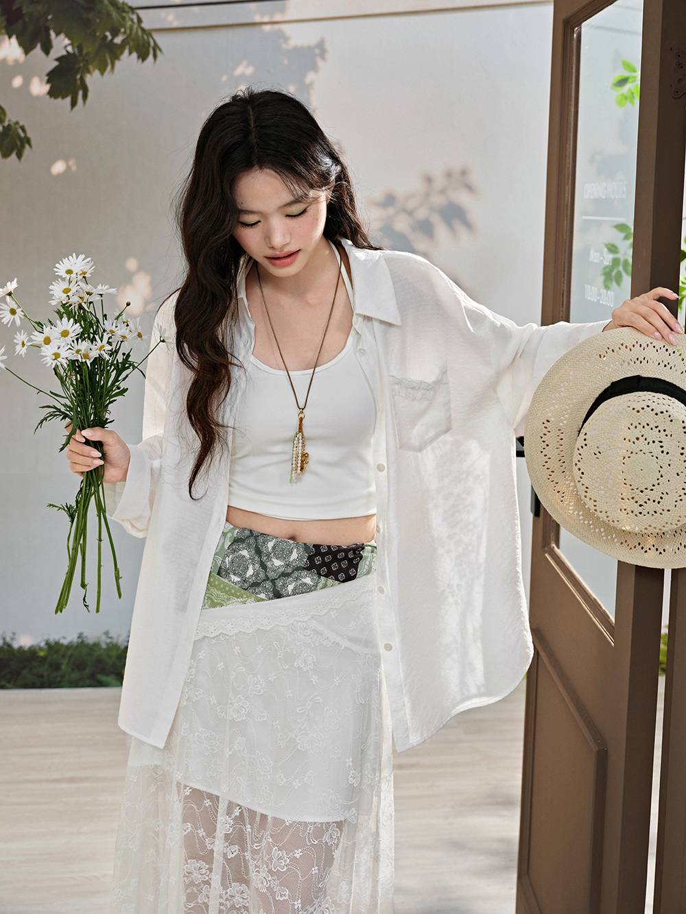 シアーバックレースシャツ – KUOSE.com