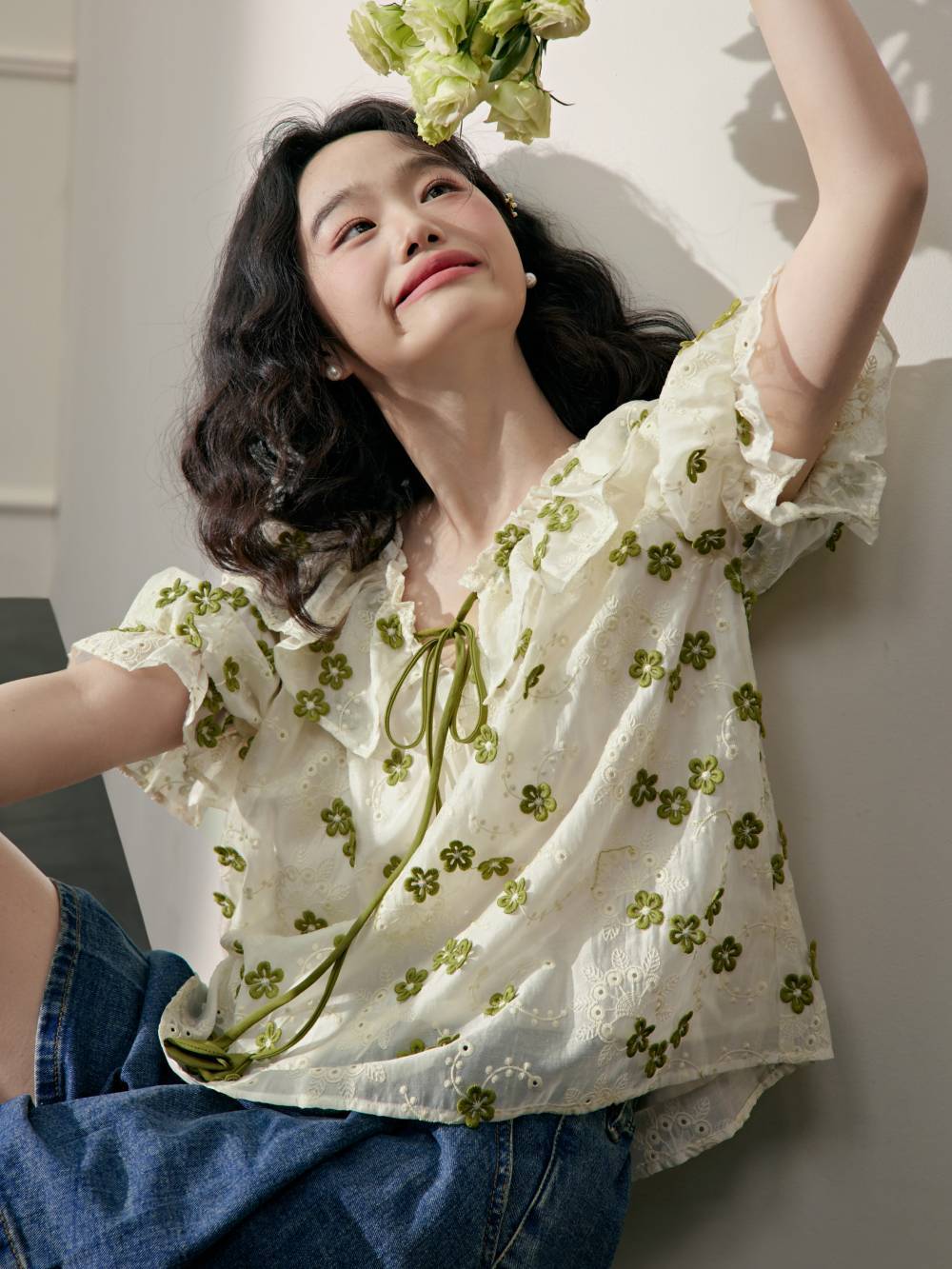 Floral Chiffon Blouse – KUOSE.com