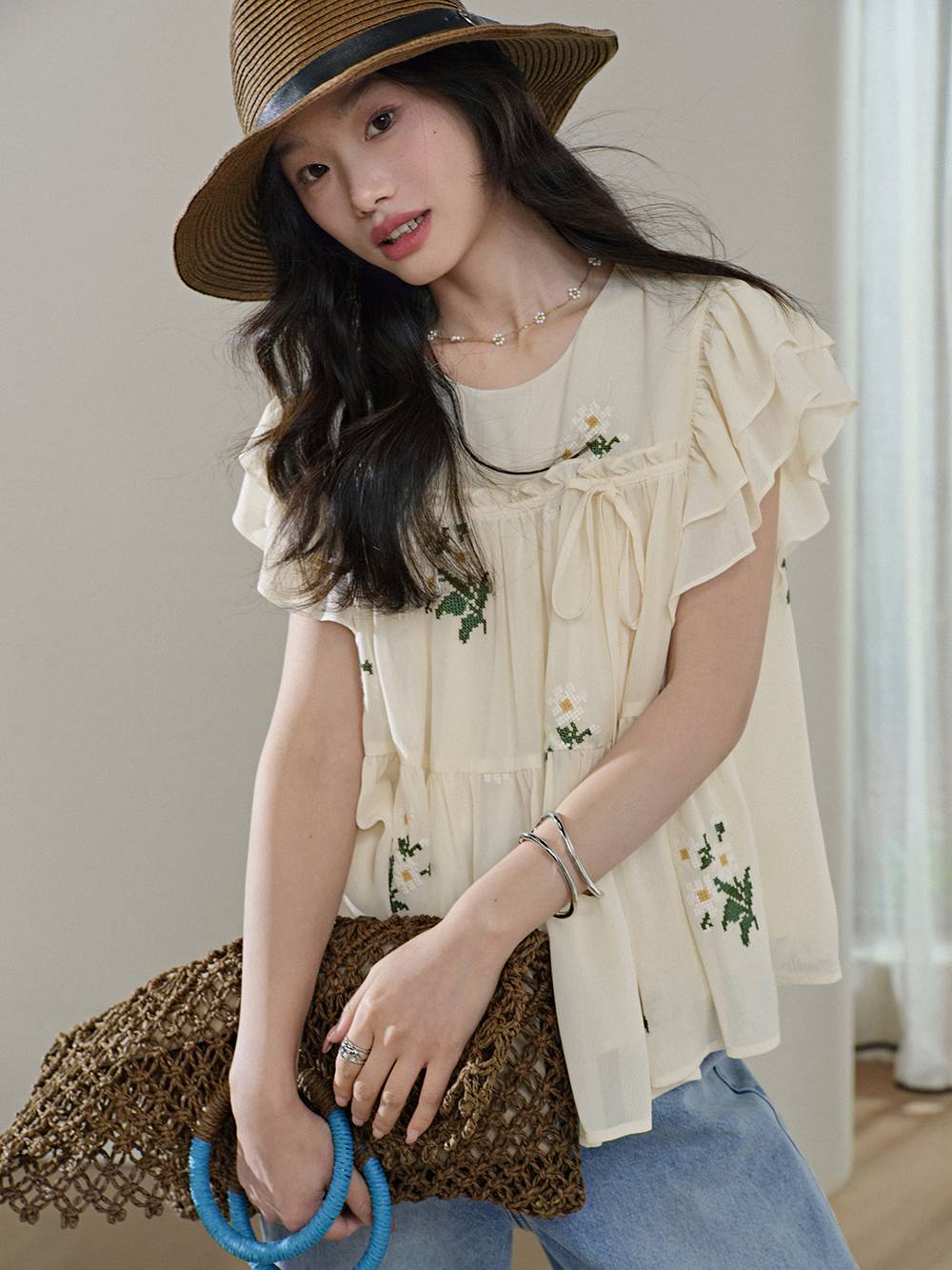 全国送料無料ギフト FLORAL KUOSE.com – BLOOMS カットソー(半袖/袖なし)