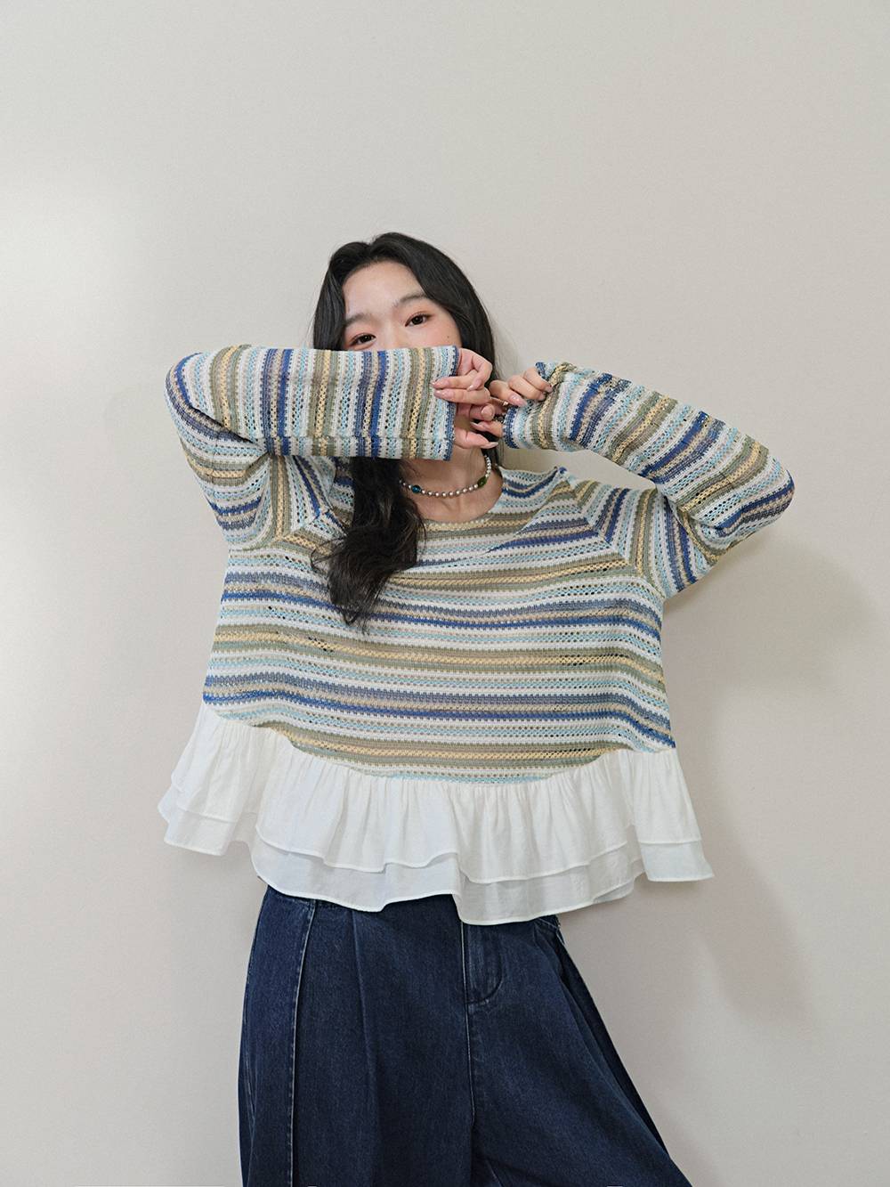 鮮やかなストライプトップ – KUOSE.com
