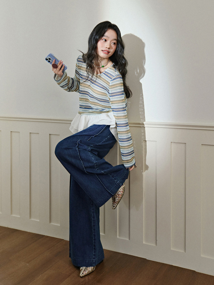 Vibrant Striped Top – KUOSE.com Vibrant Striped Top – KUOSE.com