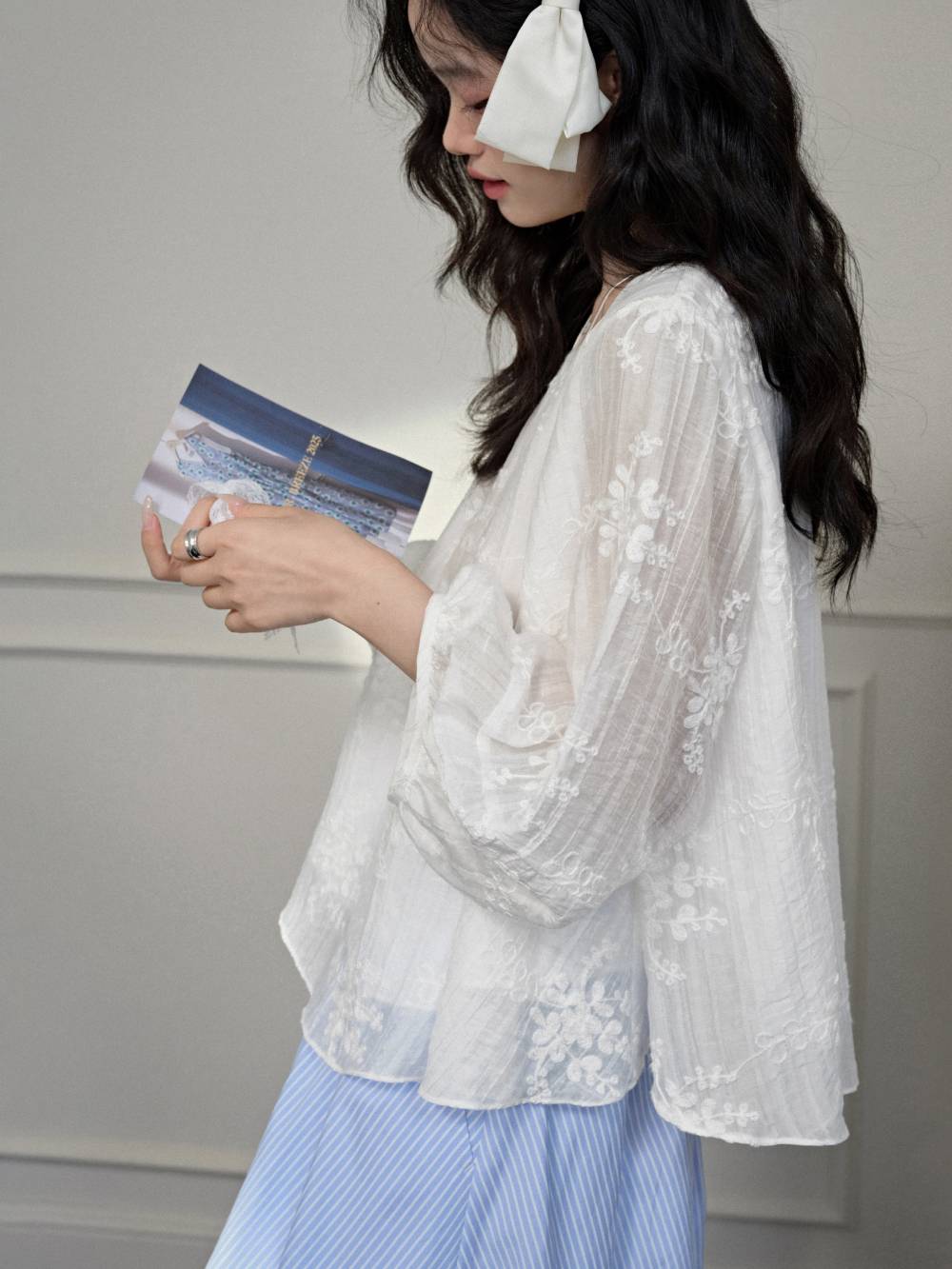 【限定販売】 Embroidered Blouse – KUOSE.com 小物