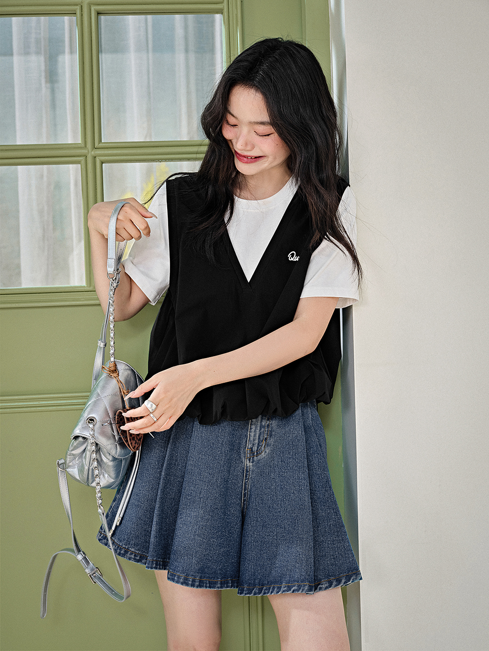 A-line Denim Shorts – KUOSE.com