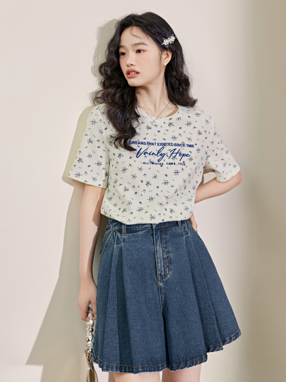 Aラインデニムショートパンツ – KUOSE.com