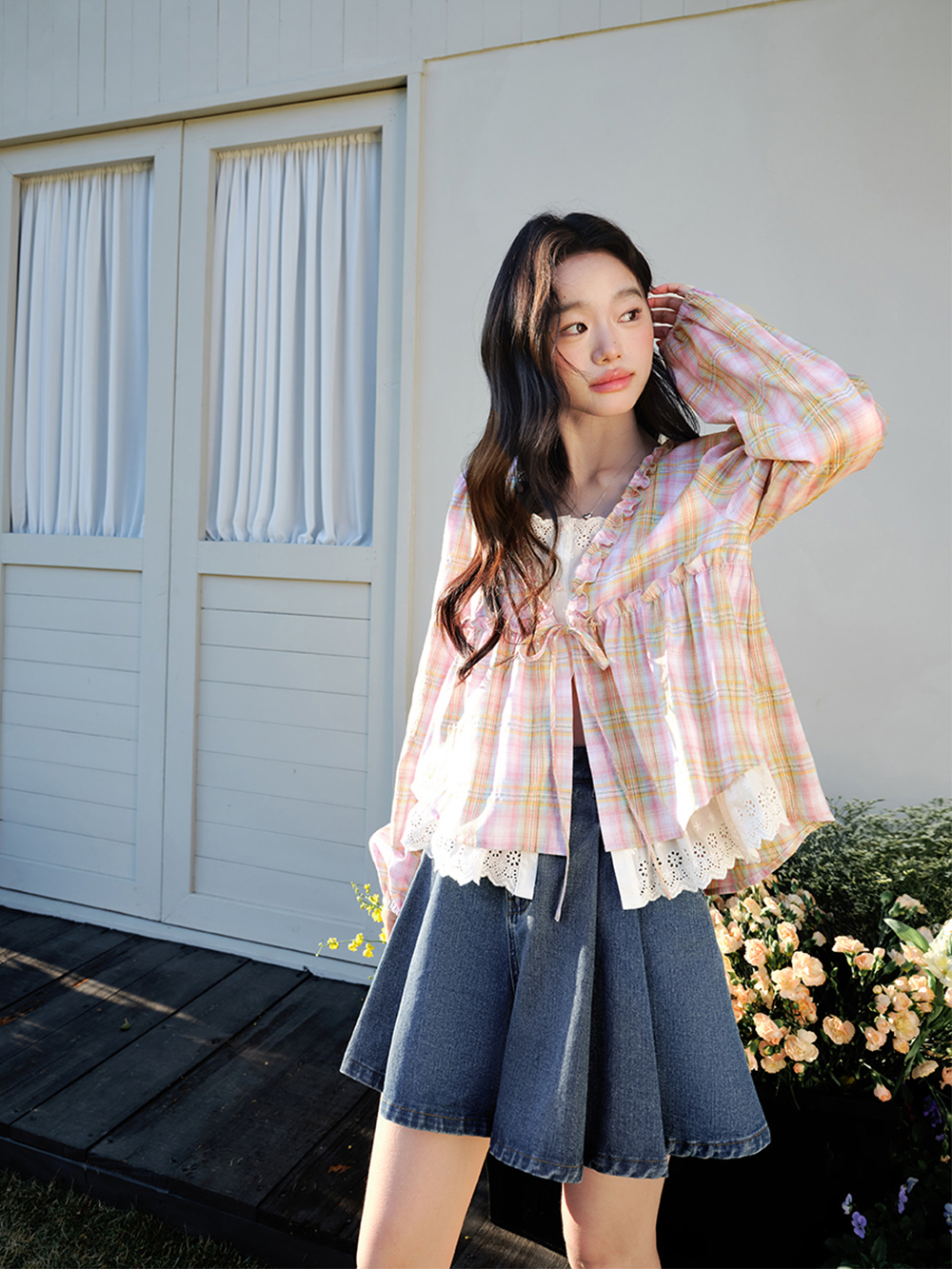 High-Waisted Denim Shorts – KUOSE.com