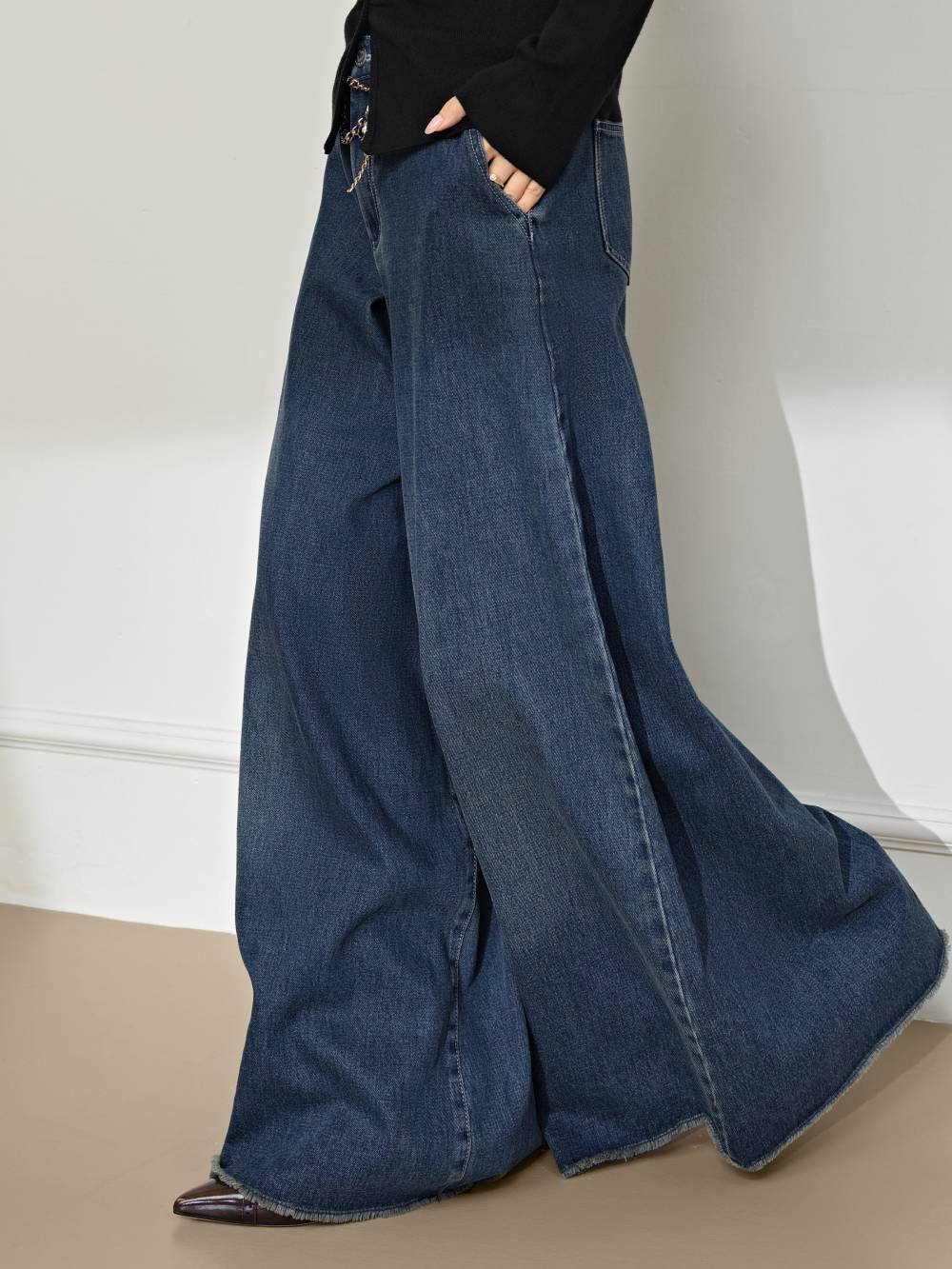 直営品【KUOSE】ワイドレッグジーンズ 関税込 ワイドレッグジーンズ – KUOSE.com