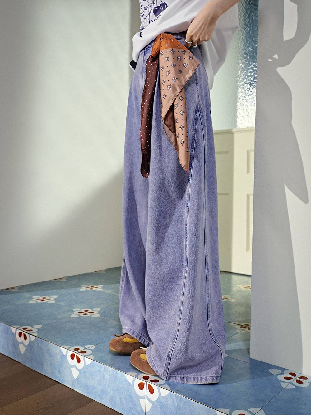 Purple Wide Leg Jeans – KUOSE.com