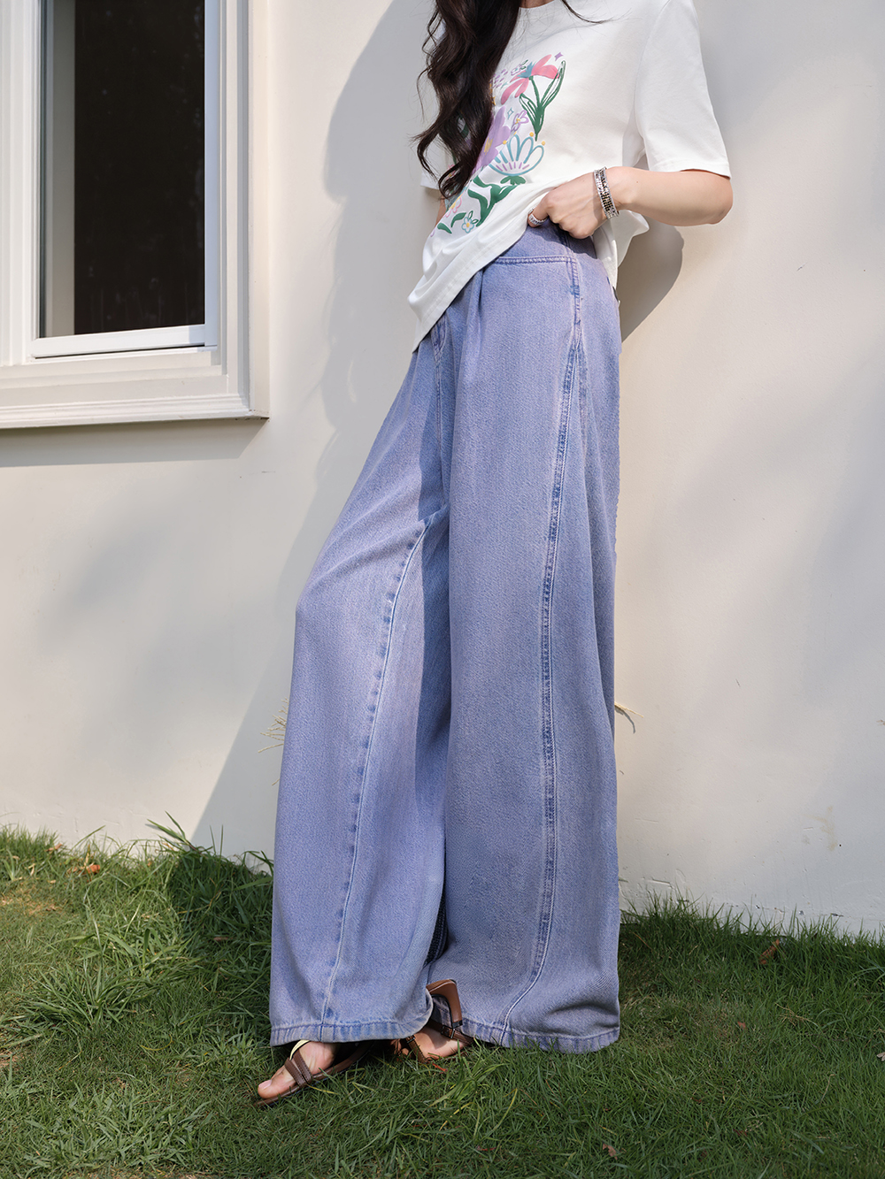 Purple Wide Leg Jeans – KUOSE.com