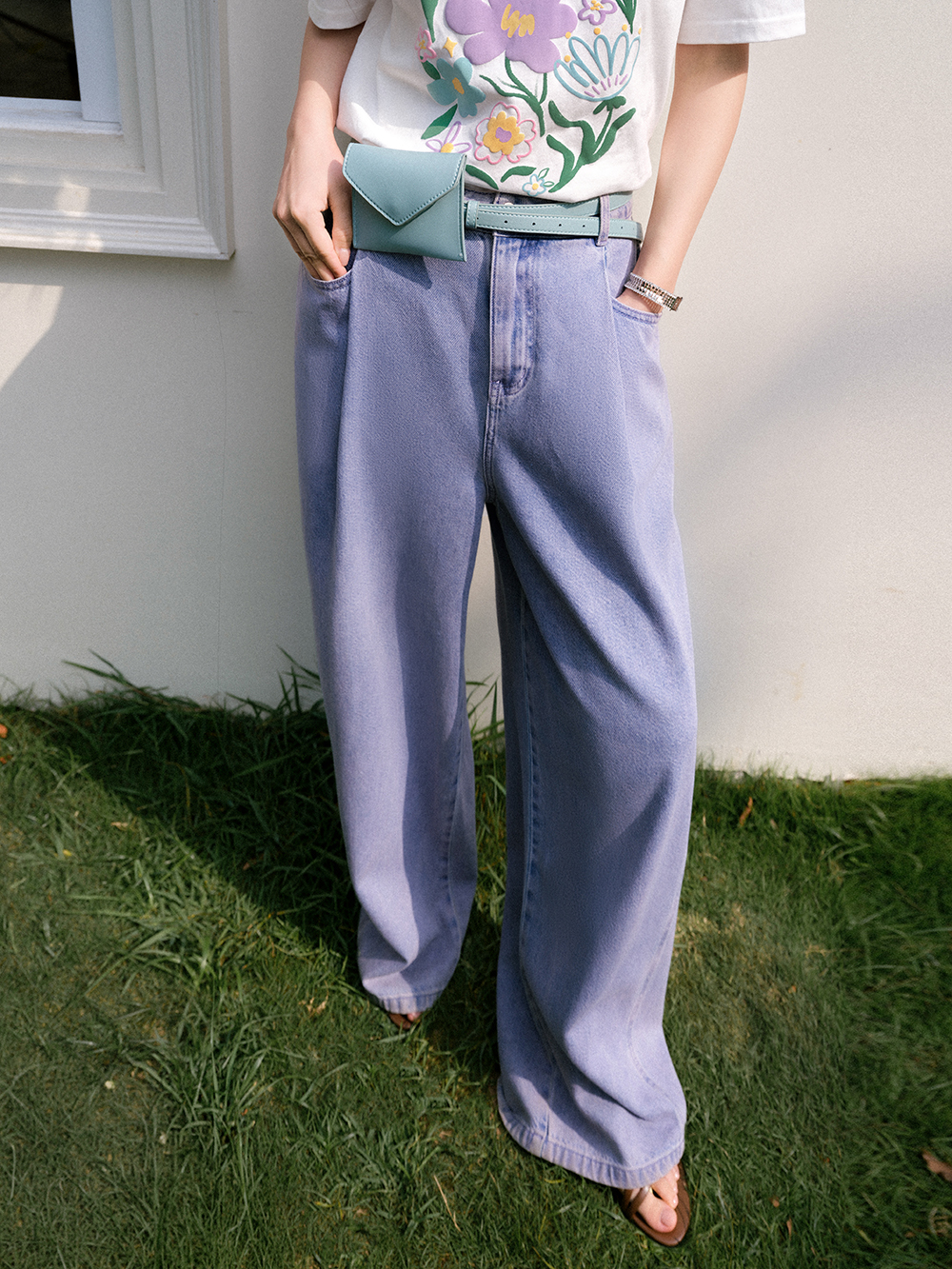 Purple Wide Leg Jeans – KUOSE.com