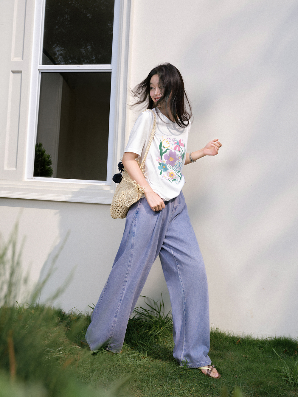 Purple Wide Leg Jeans – KUOSE.com