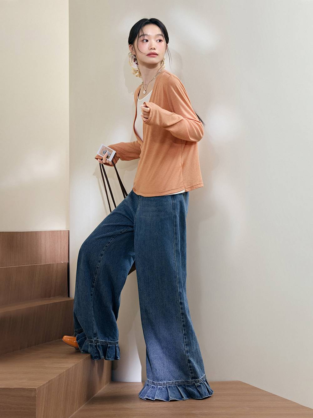 直営品【KUOSE】ワイドレッグジーンズ 関税込 ワイドレッグジーンズ – KUOSE.com