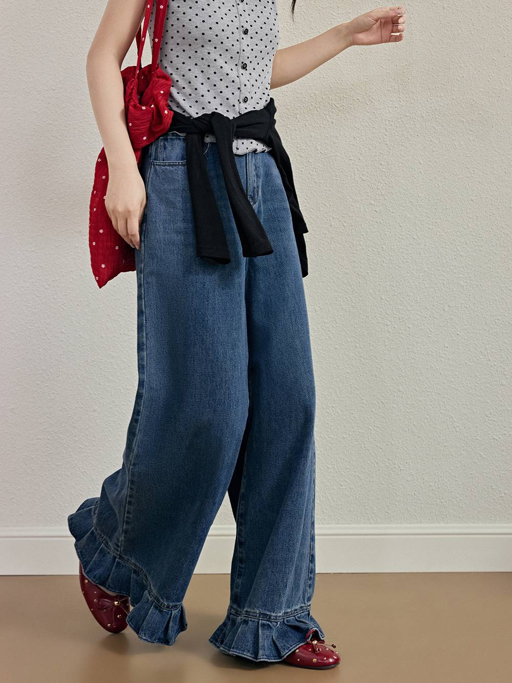 直営品【KUOSE】ワイドレッグジーンズ 関税込 ワイドレッグジーンズ – KUOSE.com