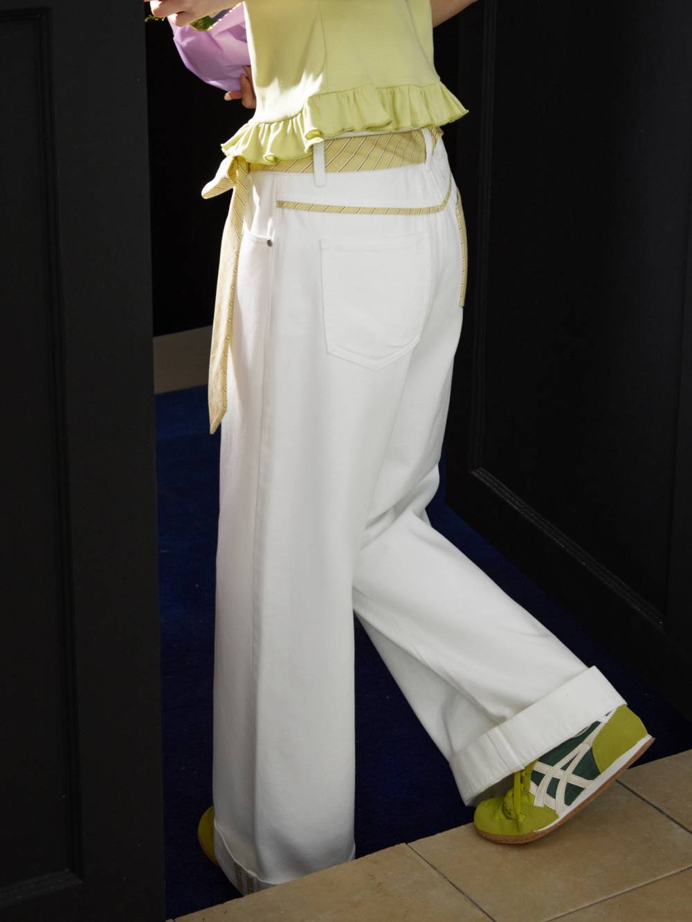 White Wide Leg Jeans