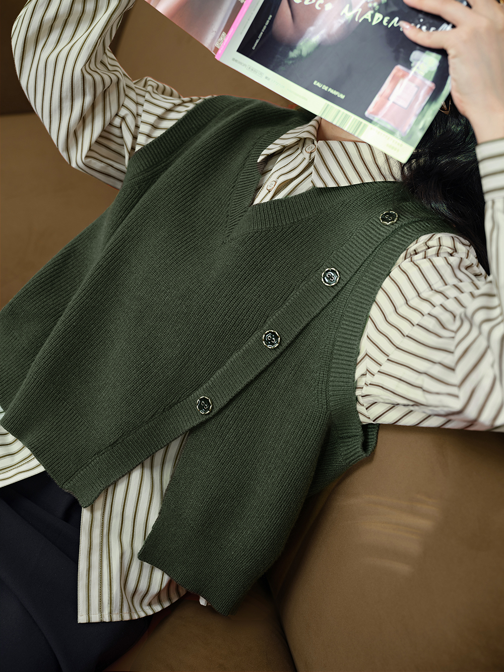 LAYAS/レイヤーズSEE THROUGH VEST LAYAS/レイヤーズ】 SEE THROUGH VEST（ベスト）｜JOURNAL