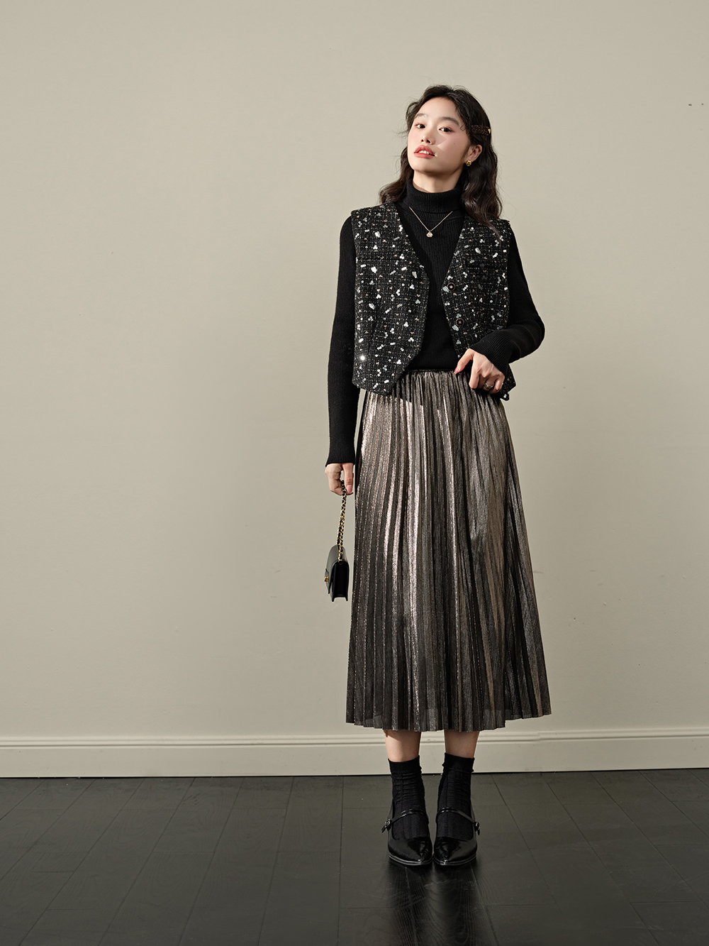 注目ブランド Tweed Jacket KUOSE.com – Vest and トップス