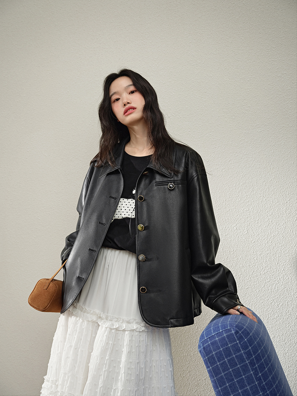 KUOSE フェイクレザージャケット Faux Leather Jacket – KUOSE.com