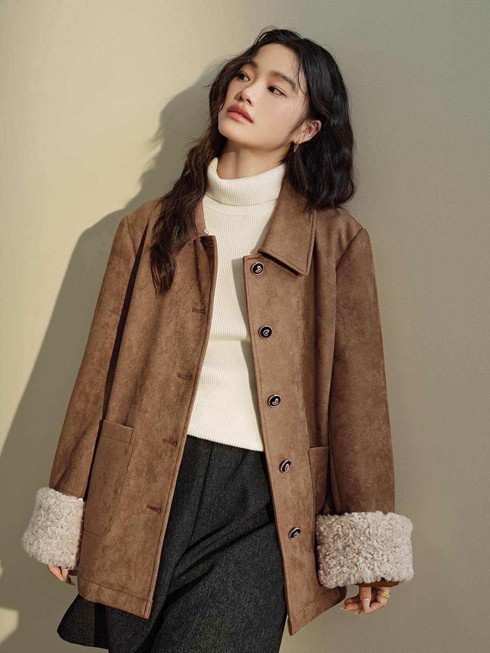 Faux Suede Jacket – KUOSE.com